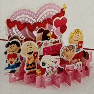 Hallmark Peanuts premium pop-up card